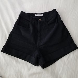 American Apparel High Waisted Shorts